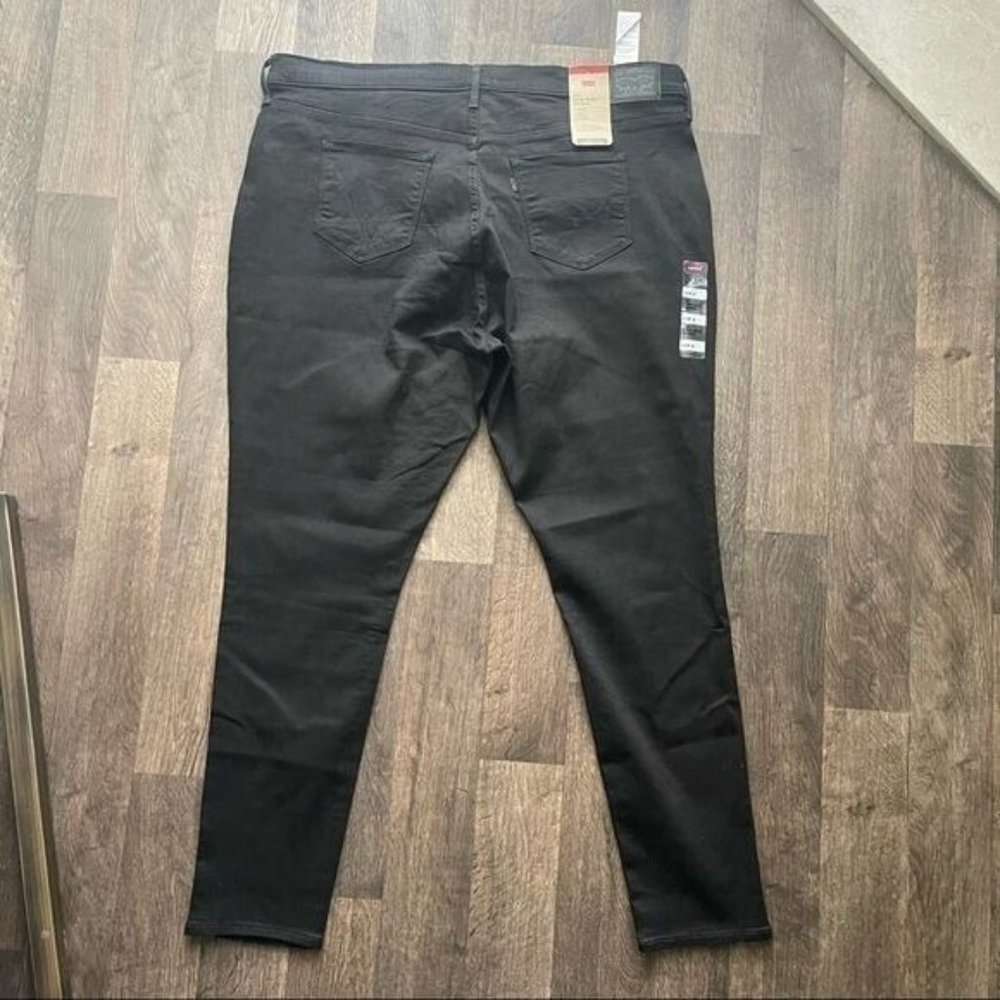 Levi's Black 721 High Rise Skinny Jeans Size 22W - Picture 9 of 9